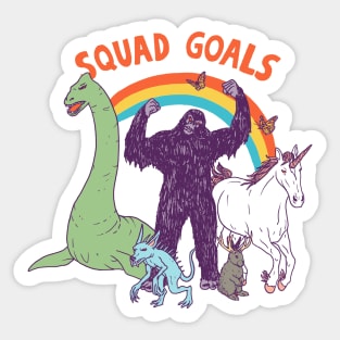 Squad Goals: Cryptids Sticker
